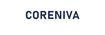 Coreniva wordmark logo — Navy on transparent
